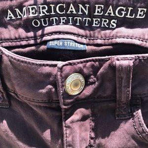 American Eagle Outfitters Super Stretch Women’s Jeggings in Purple/Plum, size 4